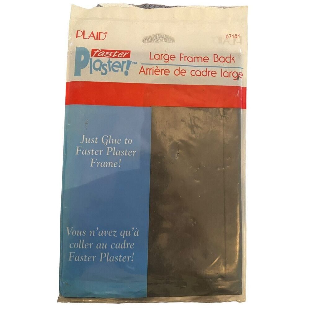 4 Vintage Black Easel Back Picture Frames 4 x 6-inch Backings Faster Plaster - Picture 2 of 3